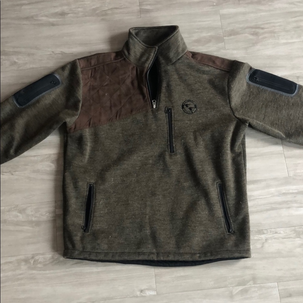 Wool hunting pull over